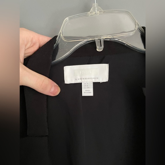 Ett Twa by Anthropologie Buttoned Wrap Blazer Size 2 - Picture 3 of 4